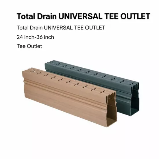 WR Meadows Total Drain UNIVERSAL TEE OUTLET - 24"-36" - Tee Outlet