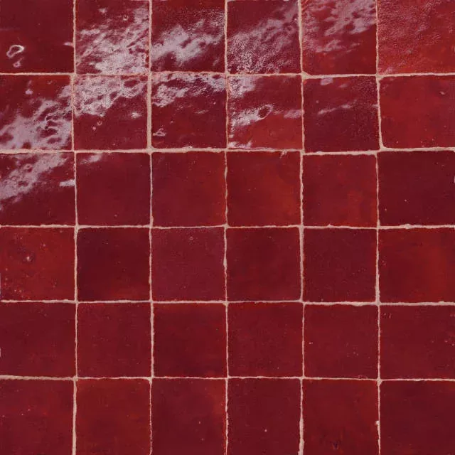 Zagora Rouge 2x2 Gloss Decorative Ceramic Mosaic