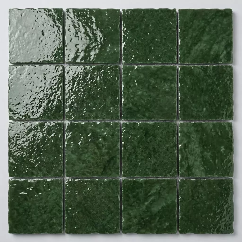 Zagora Vert Mousse 2x2 Gloss Decorative Marble Mosaic