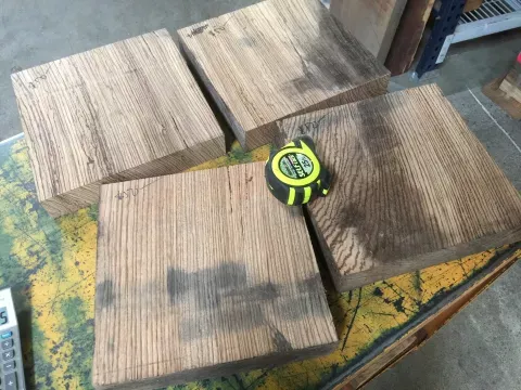 Zebrawood 4 pcs 2"x11" x 11" Pack #133