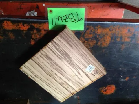 Zebrawood Bowl Blank TBZW1