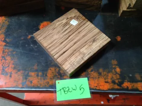 Zebrawood Bowl Blank TBZW5