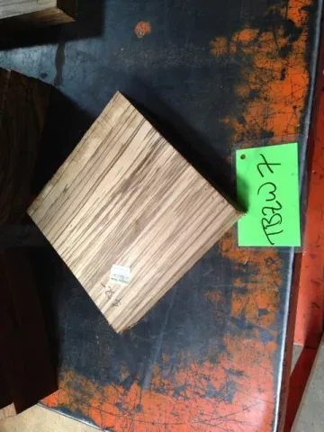 Zebrawood Bowl Blank TBZW7
