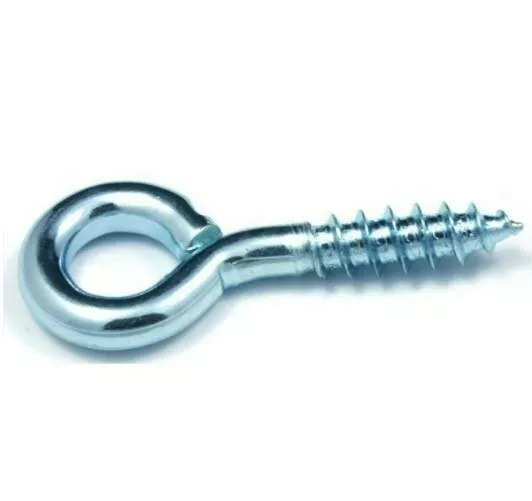 Zinc Plated Screw Eye 1-1/2"