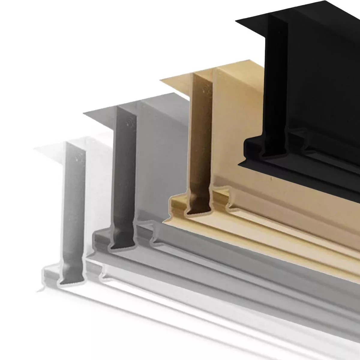 Zip-Up Underdeck Drainage System Main Rail