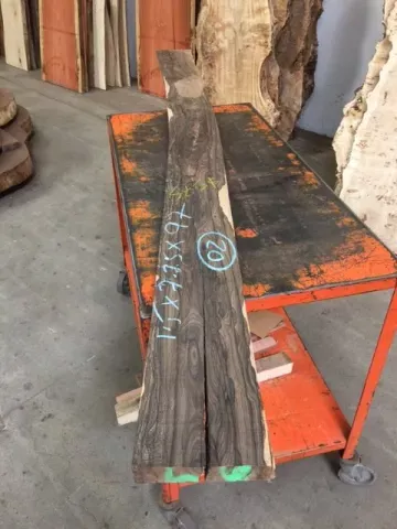 Ziricote Slab #20 Straight Edge